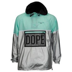 DOPE snowboarding Windbreaker jacket Size Small D31